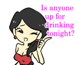 kyabajyou vol.2 English ver. sticker #7120457