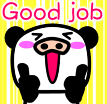 Pig nose Lunda3[English edition] sticker #7120522