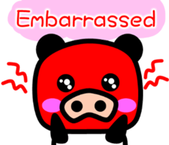 Pig nose Lunda3[English edition] sticker #7120534