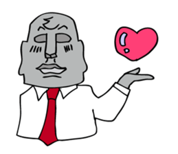 Oh! Lovely Moai chief-manager! sticker #7120660
