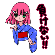 YUKATA Girls in Japanese sticker #7121000