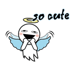 Angel VS Devil(English version) sticker #7121048