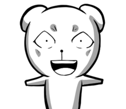 A forty face Bear 2 sticker #7121192