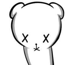 A forty face Bear 2 sticker #7121201