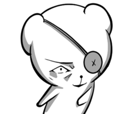 A forty face Bear 2 sticker #7121202