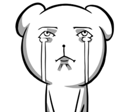 A forty face Bear 2 sticker #7121205