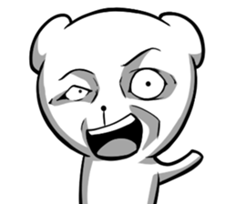 A forty face Bear 2 sticker #7121206