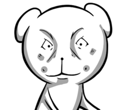 A forty face Bear 2 sticker #7121210