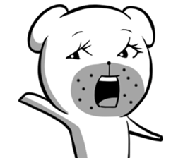 A forty face Bear 2 sticker #7121213