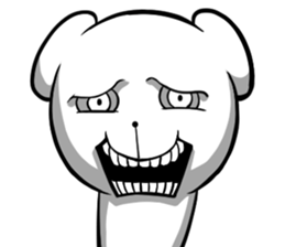 A forty face Bear 2 sticker #7121215