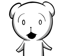 A forty face Bear 2 sticker #7121216