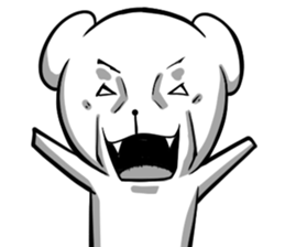 A forty face Bear 2 sticker #7121223