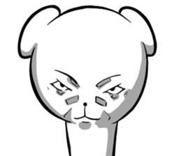 A forty face Bear 2 sticker #7121229