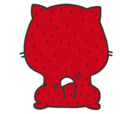 Strawberry The Cat sticker #7121568