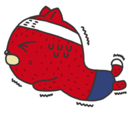 Strawberry The Cat sticker #7121574