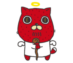 Strawberry The Cat sticker #7121575