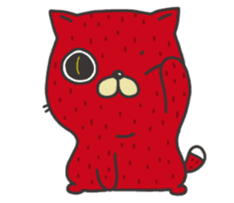Strawberry The Cat sticker #7121582