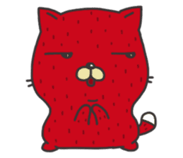 Strawberry The Cat sticker #7121588