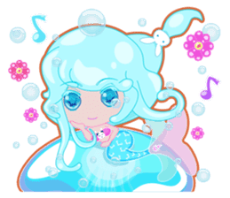 Mermaid Fairy U & MI sticker #7122281