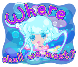 Mermaid Fairy U & MI sticker #7122297