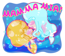 Mermaid Fairy U & MI sticker #7122307