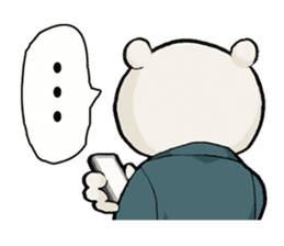 Story sticker of serious bear sticker #7122818