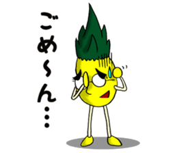 Pineapple and tomato ~2~ sticker #7122835
