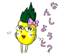 Pineapple and tomato ~2~ sticker #7122843