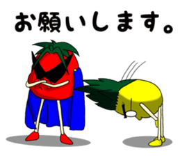 Pineapple and tomato ~2~ sticker #7122852