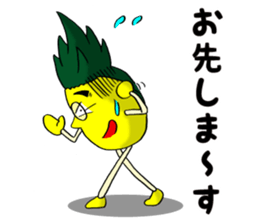 Pineapple and tomato ~2~ sticker #7122868