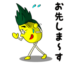 Pineapple and tomato ~2~ sticker #7122868