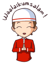 Jamil & Jamilah (The Cute Moslem Couple) sticker #7123113