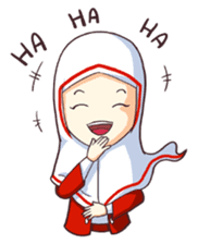 Jamil & Jamilah (The Cute Moslem Couple) sticker #7123116