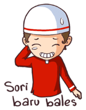 Jamil & Jamilah (The Cute Moslem Couple) sticker #7123120