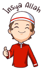 Jamil & Jamilah (The Cute Moslem Couple) sticker #7123123