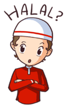 Jamil & Jamilah (The Cute Moslem Couple) sticker #7123132