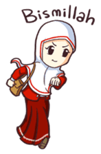 Jamil & Jamilah (The Cute Moslem Couple) sticker #7123134