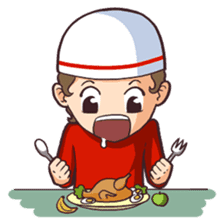 Jamil & Jamilah (The Cute Moslem Couple) sticker #7123139