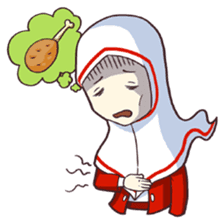 Jamil & Jamilah (The Cute Moslem Couple) sticker #7123140