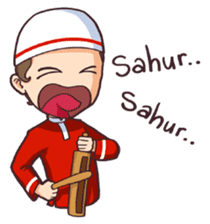 Jamil & Jamilah (The Cute Moslem Couple) sticker #7123146