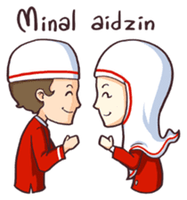 Jamil & Jamilah (The Cute Moslem Couple) sticker #7123147