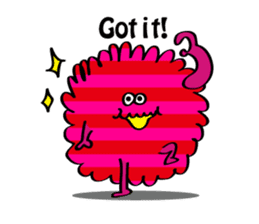 Colorful Funny Monsters sticker #7123152