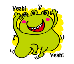 Colorful Funny Monsters sticker #7123167