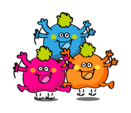 Colorful Funny Monsters sticker #7123169