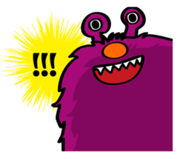 Colorful Funny Monsters sticker #7123186