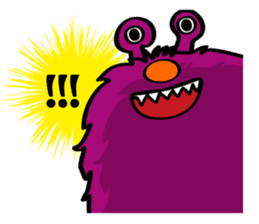 Colorful Funny Monsters sticker #7123186