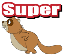 PONKITI of the raccoon dog sticker #7123365