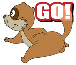 PONKITI of the raccoon dog sticker #7123373