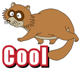 PONKITI of the raccoon dog sticker #7123377