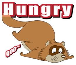 PONKITI of the raccoon dog sticker #7123380